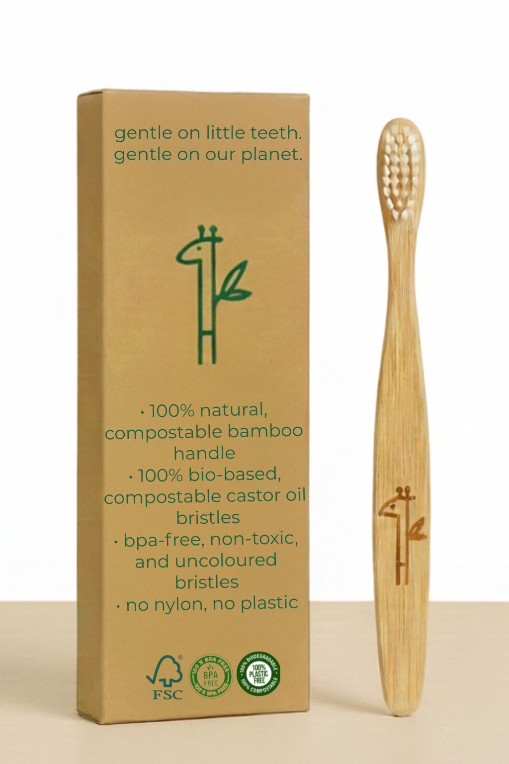 toothbrush organic standing up